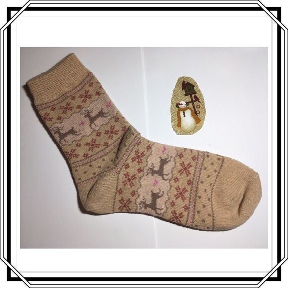 Reindeer Socks - Picture 1 of 5